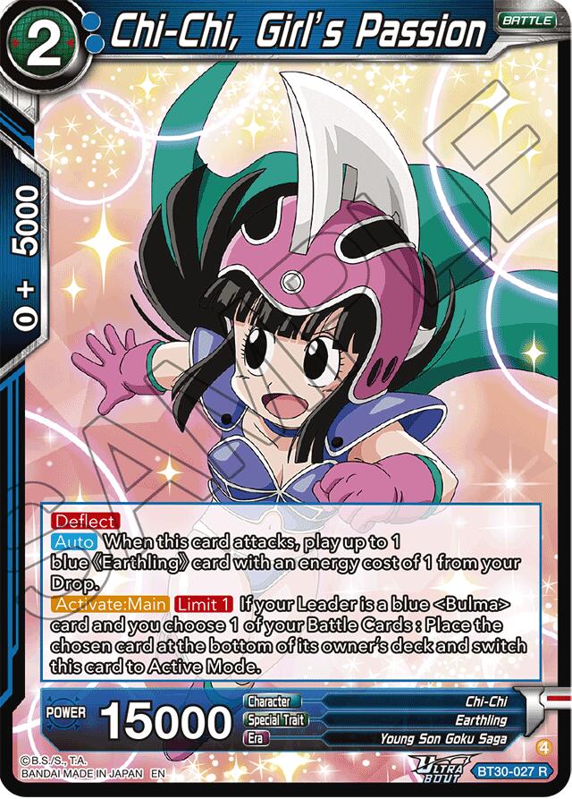Chi-Chi, Girl's Passion (BT30-027) [Three Glorious Fighters] | Devastation Store