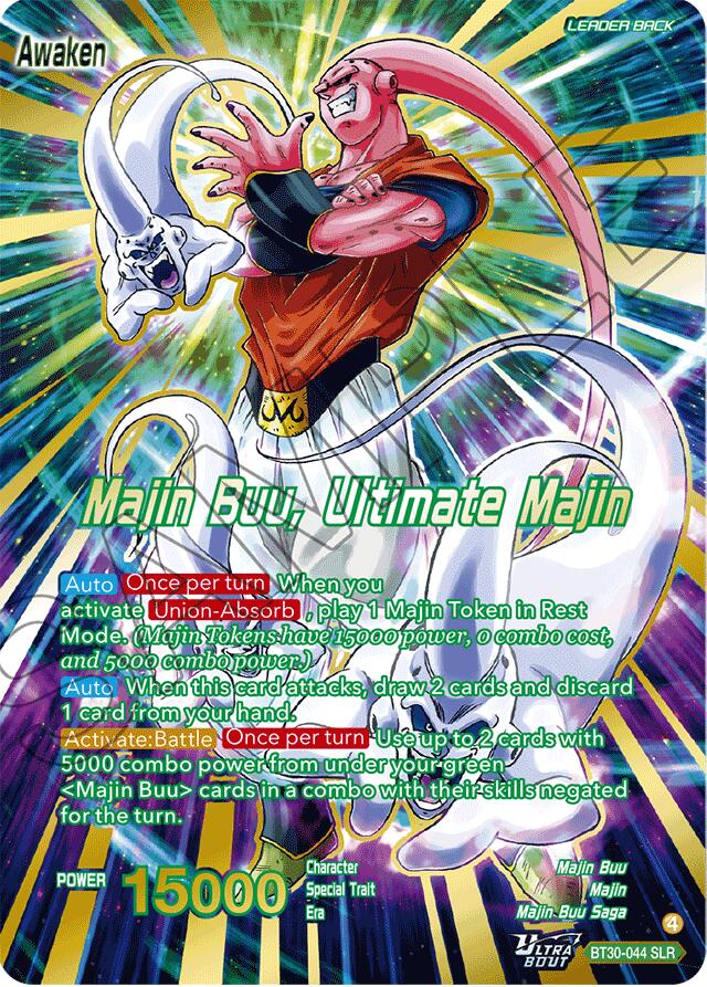 Majin Buu // Majin Buu, Ultimate Majin (SLR) (BT30-044) [Three Glorious Fighters] | Devastation Store