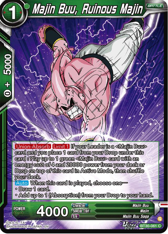 Majin Buu, Ruinous Majin (BT30-061) [Three Glorious Fighters] | Devastation Store