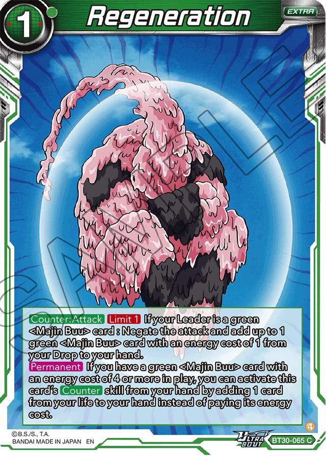 Regeneration (BT30-065) [Three Glorious Fighters] | Devastation Store