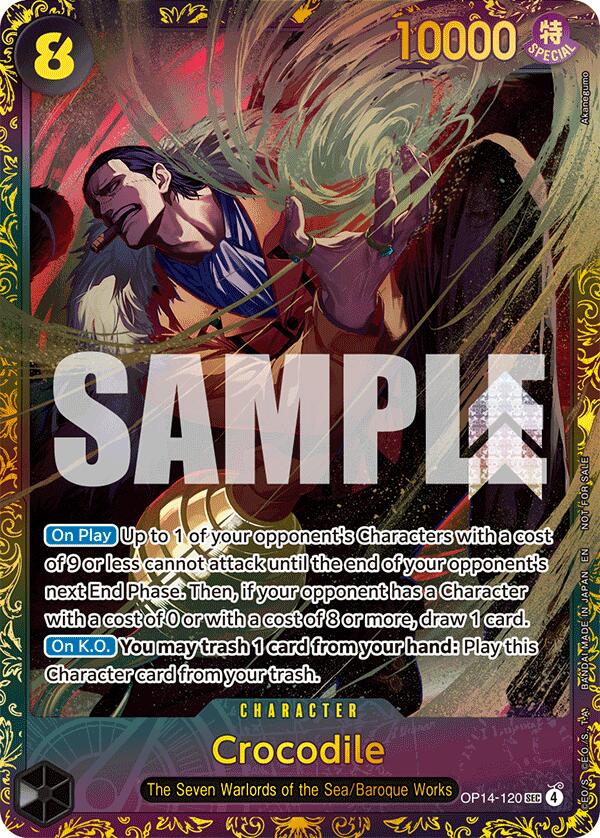 Crocodile (OP14-120) (CS26-27 Regionals Season 1) [One Piece Promotion Cards] | Devastation Store