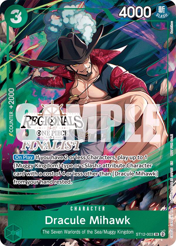 Dracule Mihawk (Regionals Finalist Card Set 26-27) [One Piece Promotion Cards] | Devastation Store