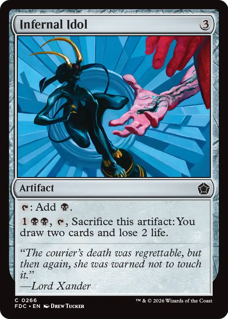 Infernal Idol [Foundations Commander] | Devastation Store