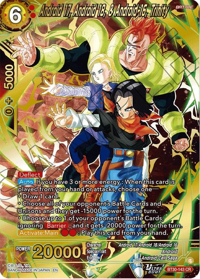 Android 17, Android 18, & Android 16, Trinity (BT30-143) [Three Glorious Fighters] | Devastation Store