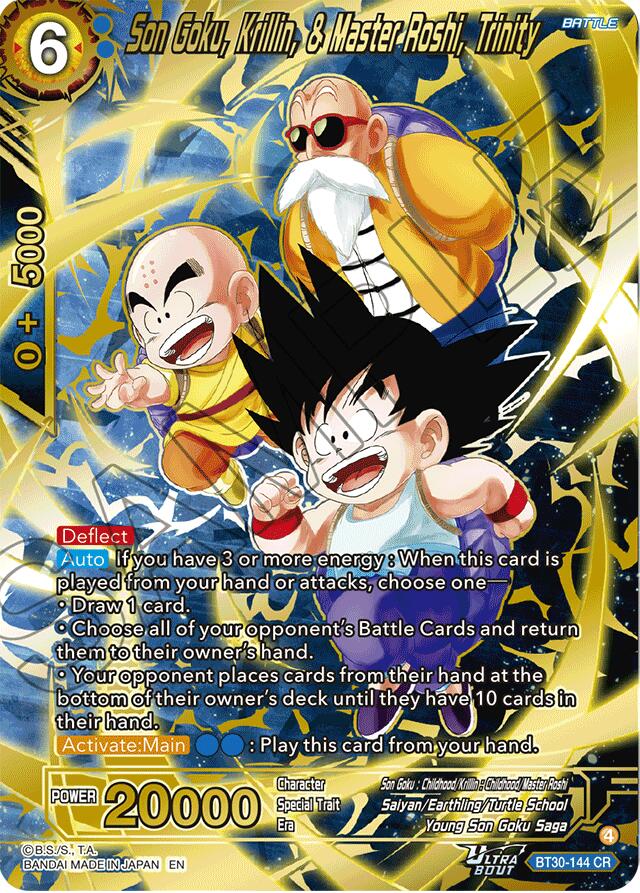 Son Goku, Krillin, & Master Roshi, Trinity (BT30-144) [Three Glorious Fighters] | Devastation Store