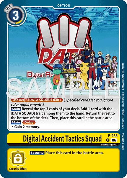 Digital Accident Tactics Squad [P-235] (Store Tournament 2026 Vol. 2 Participation Pack) [Promotional Cards] | Devastation Store