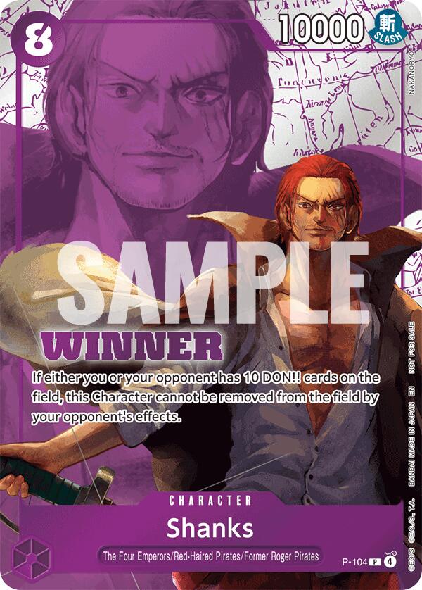 Shanks (Winner Pack 2026 Vol. 2) [One Piece Promotion Cards] | Devastation Store