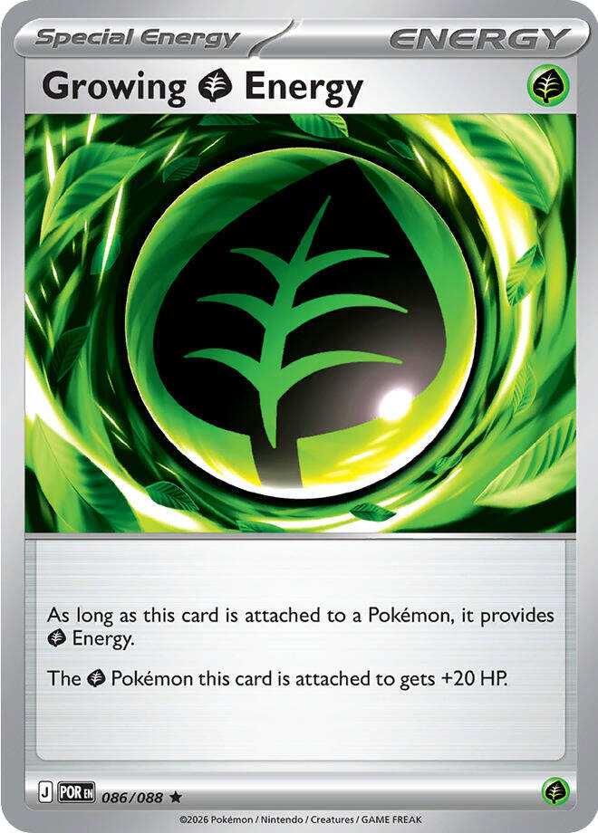 Growing Grass Energy (086/088) (Deck Exclusive) [Mega Evolution: Perfect Order] | Devastation Store