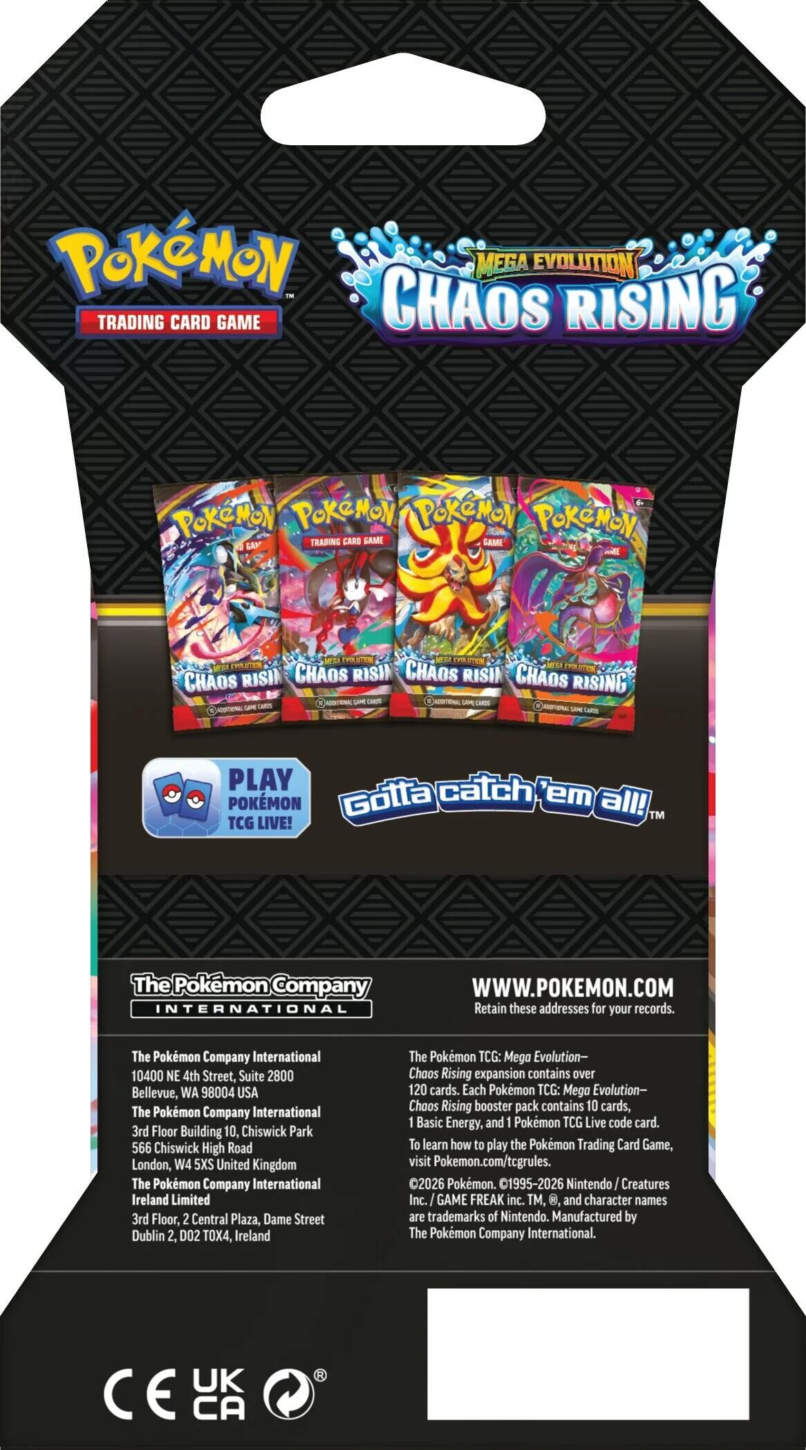 Chaos Rising Sleeved Booster Pack | Devastation Store
