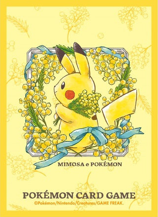 Card Sleeves - Spring Mimosa & Pokemon (64-Pack) | Devastation Store