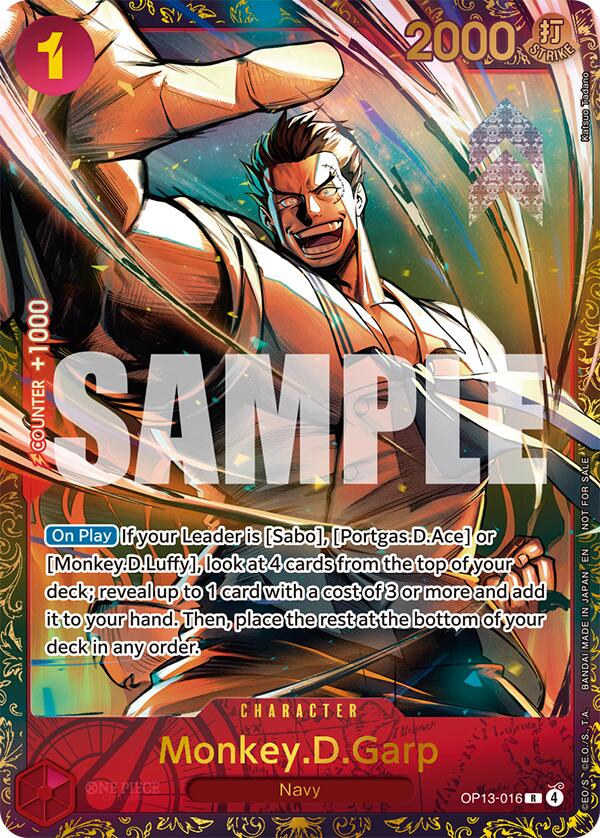 Monkey.D.Garp (Treasure Cup March 2026) [One Piece Promotion Cards] | Devastation Store