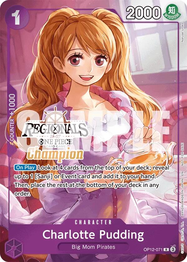 Charlotte Pudding (Regionals Champion Card Set 26-27) [One Piece Promotion Cards] | Devastation Store