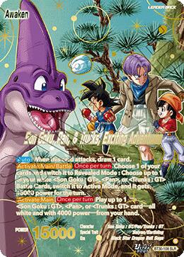 Son Goku, Pan, & Trunks // Son Goku, Pan, & Trunks, Exciting Adventures (SLR) (BT30-108) [Three Glorious Fighters] | Devastation Store