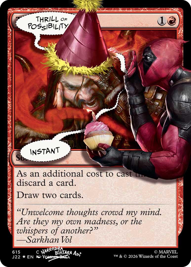 Thrill of Possibility (615) (Pool Party Foil) [Secret Lair Drop Series] | Devastation Store