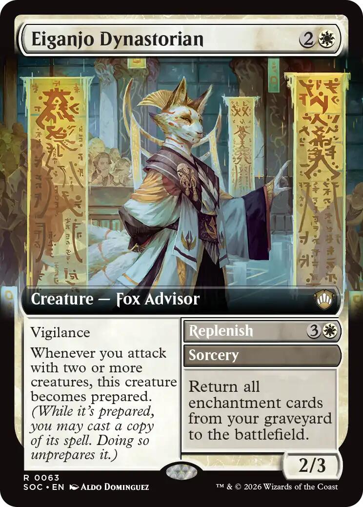 Eiganjo Dynastorian (Extended Art) [Secrets of Strixhaven Commander] | Devastation Store