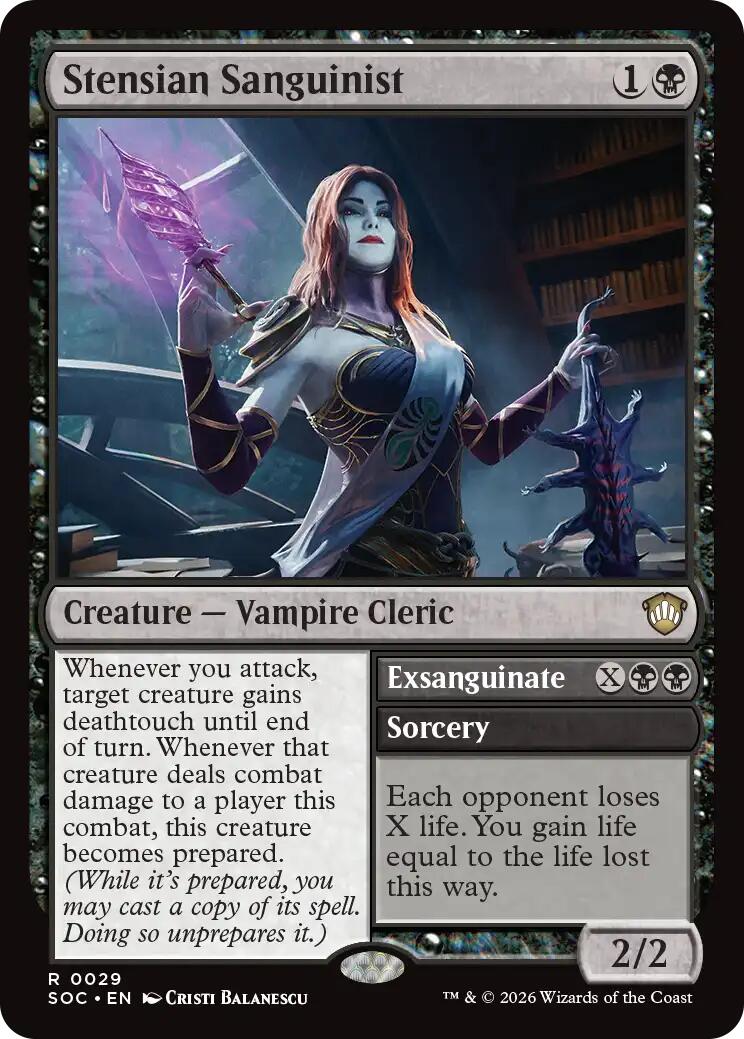 Stensian Sanguinist [Secrets of Strixhaven Commander] | Devastation Store