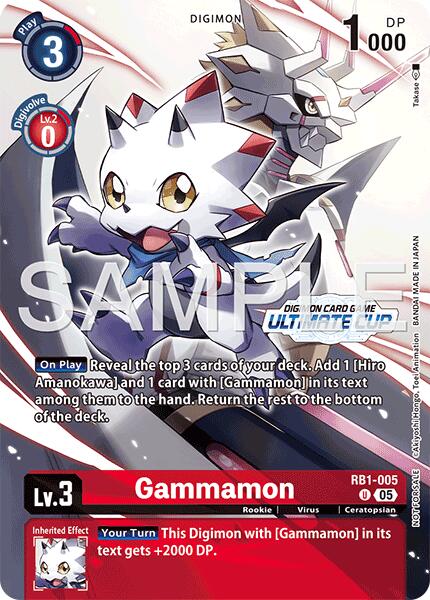 Gammamon [RB1-005] - RB1-005 (Ultimate Cup 26-27 Season 1 Top 16) [Resurgence Booster] | Devastation Store
