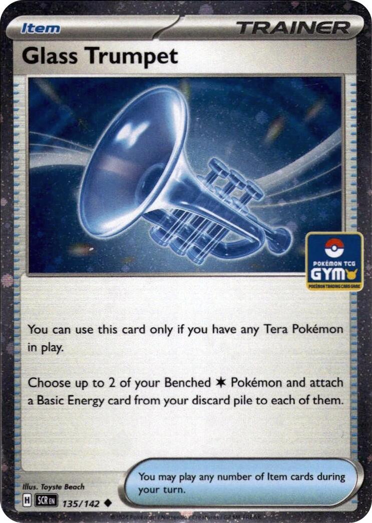 Glass Trumpet (135/142) (Gym Stamp Asia Exclusive) [Miscellaneous Cards] | Devastation Store