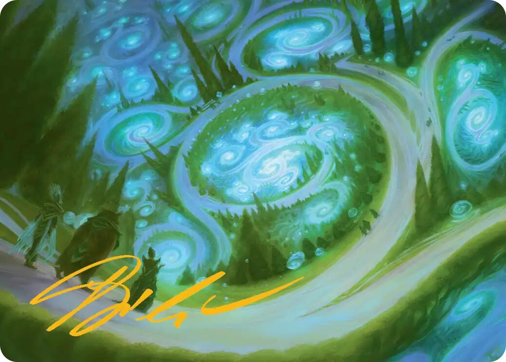 Mathemagics Art Card (Gold-Stamped Signature) [Secrets of Strixhaven Art Series] | Devastation Store