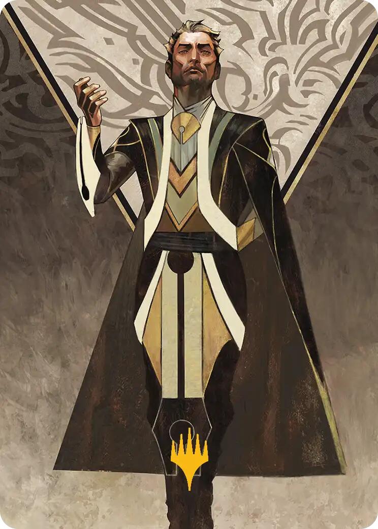 Ral Zarek, Guest Lecturer Art Card (Gold-Stamped Planeswalker Symbol) [Secrets of Strixhaven Art Series] | Devastation Store