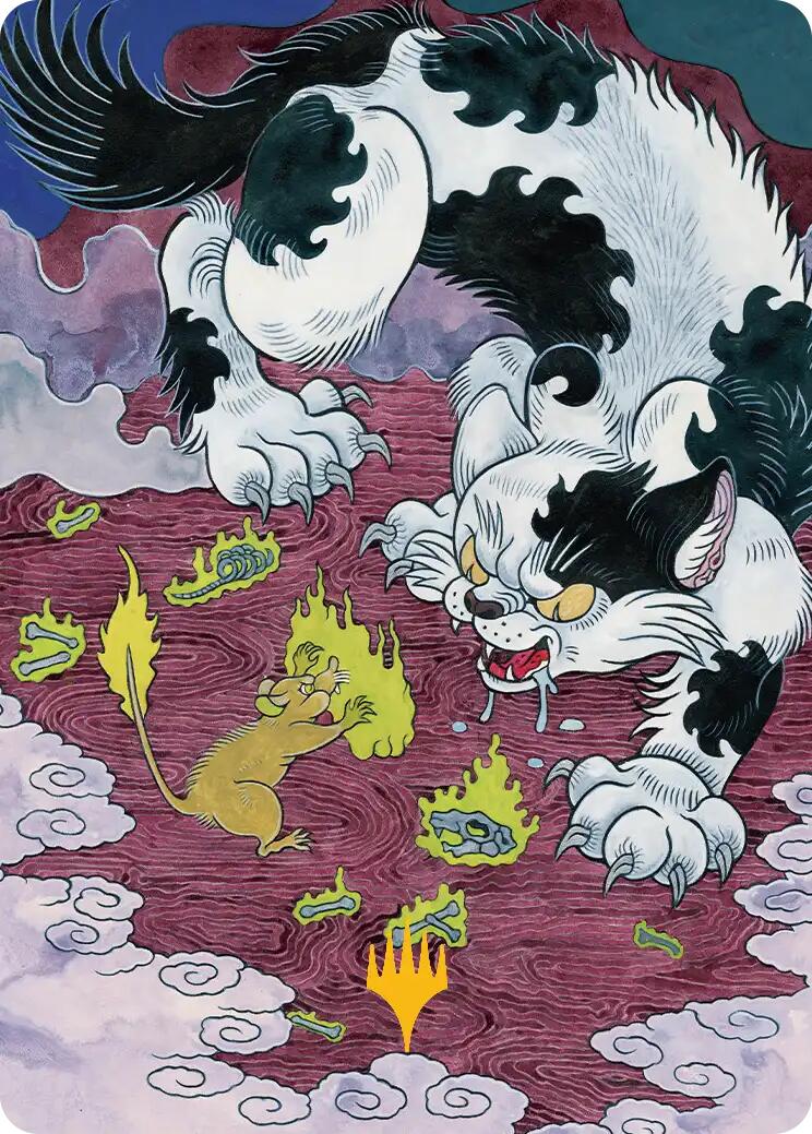 Culling the Weak Art Card (Gold-Stamped Planeswalker Symbol) [Secrets of Strixhaven Art Series] | Devastation Store