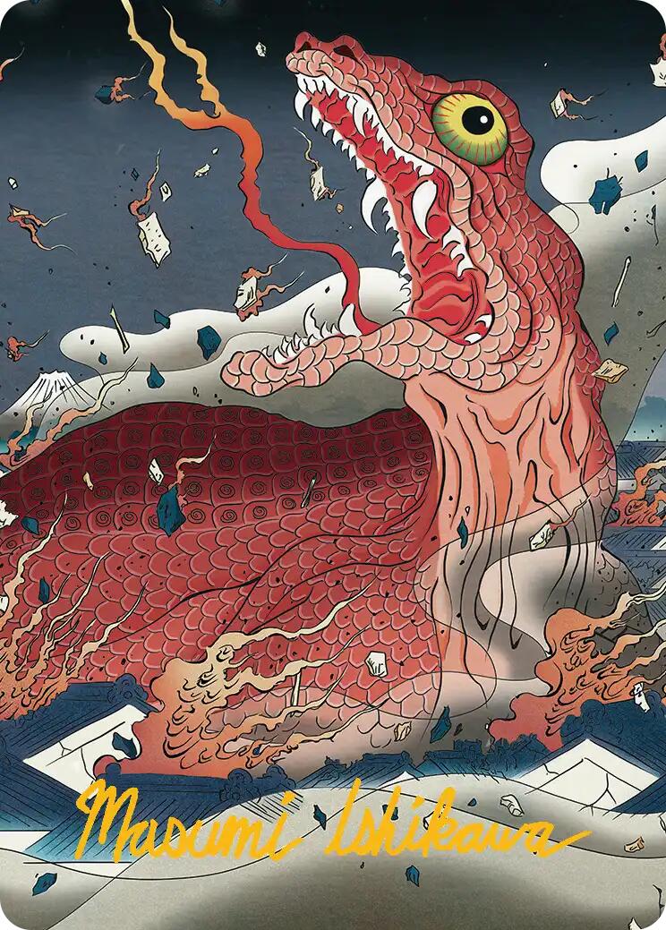 Subterranean Tremors Art Card (Gold-Stamped Signature) [Secrets of Strixhaven Art Series] | Devastation Store