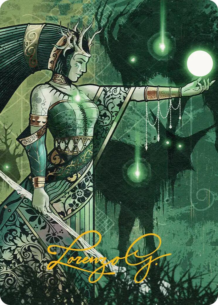 Shamanic Revelation Art Card (Gold-Stamped Signature) [Secrets of Strixhaven Art Series] | Devastation Store