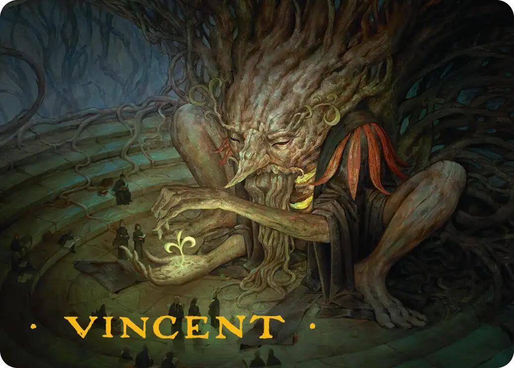 Old-Growth Educator Art Card (Gold-Stamped Signature) [Secrets of Strixhaven Art Series] | Devastation Store