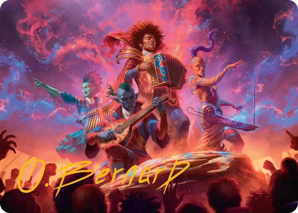 Zaffai and the Tempests Art Card (Gold-Stamped Signature) [Secrets of Strixhaven Art Series] | Devastation Store