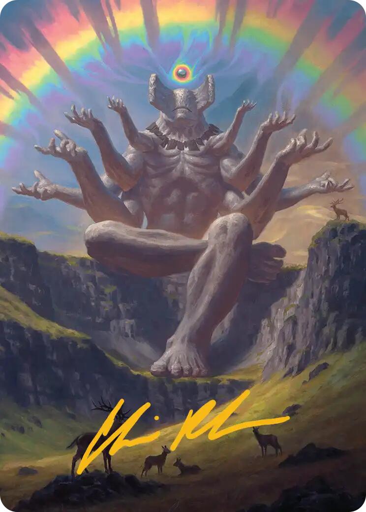 Transcendent Archaic Art Card (Gold-Stamped Signature) [Secrets of Strixhaven Art Series] | Devastation Store