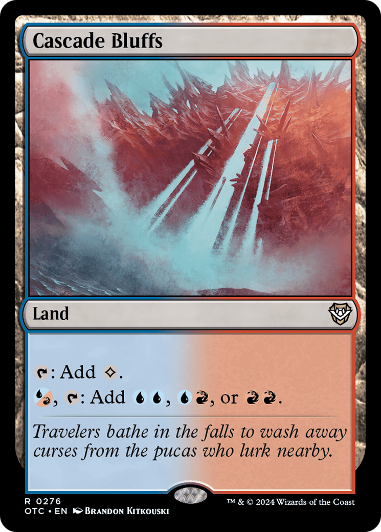 Cascade Bluffs [Outlaws of Thunder Junction Commander] | Devastation Store