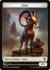 Goat // Fungus Beast Double-Sided Token [Secrets of Strixhaven Commander Tokens] | Devastation Store