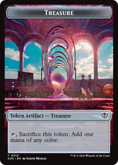 Phyrexian Germ // Treasure Double-Sided Token [Secrets of Strixhaven Commander Tokens] | Devastation Store