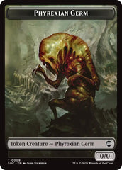 Phyrexian Germ // Treasure Double-Sided Token [Secrets of Strixhaven Commander Tokens] | Devastation Store