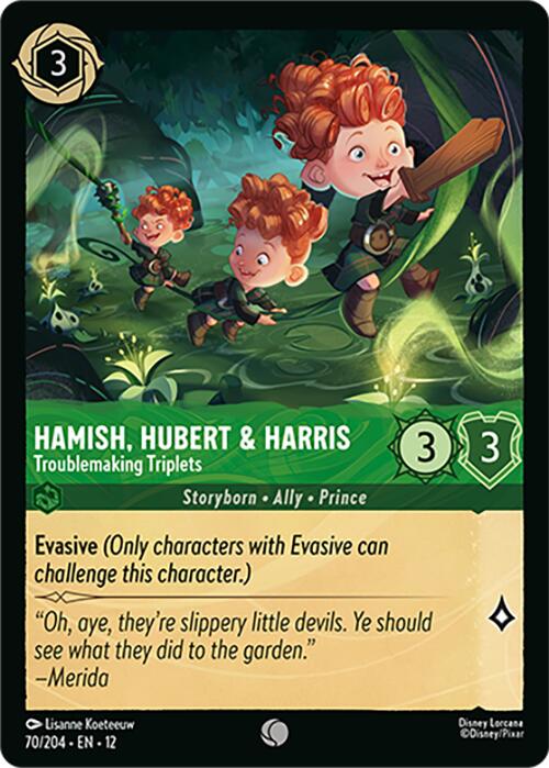 Hamish, Hubert & Harris - Troublemaking Triplets (70/204) [Wilds Unknown] | Devastation Store