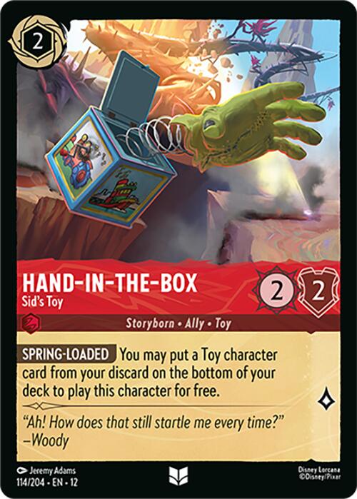 Hand-in-the-Box - Sid's Toy (114/204) [Wilds Unknown] | Devastation Store
