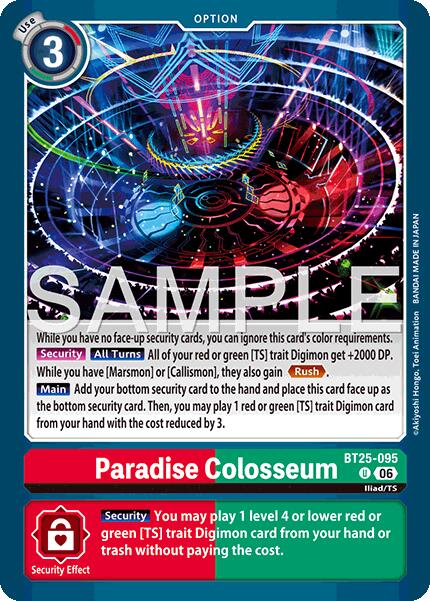 Paradise Colosseum [BT25-095] [Dual Revolution] | Devastation Store
