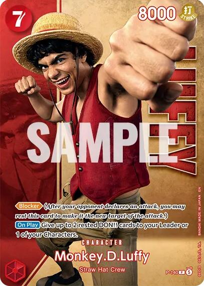 Monkey.D.Luffy (P-140) (Premium Card Collection -Live Action Edition Vol.2 Straw Hat Crew-) [One Piece Promotion Cards] | Devastation Store
