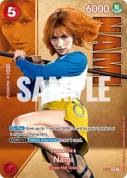 Nami (P-139) (Premium Card Collection -Live Action Edition Vol.2 Straw Hat Crew-) [One Piece Promotion Cards] | Devastation Store