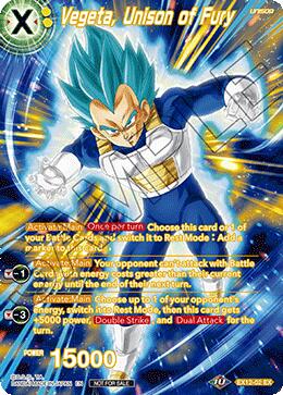 Vegeta, Unison of Fury (Premium Alt-Art Set 2026 Vol.1) (EX12-02) [Tournament Promotion Cards] | Devastation Store