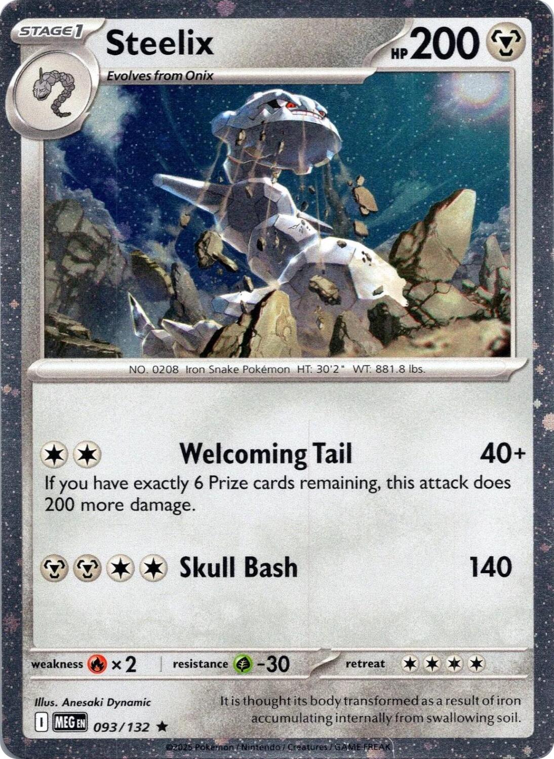 Steelix (093/132) (Cosmos Holo) [Mega Evolution: Base Set] | Devastation Store