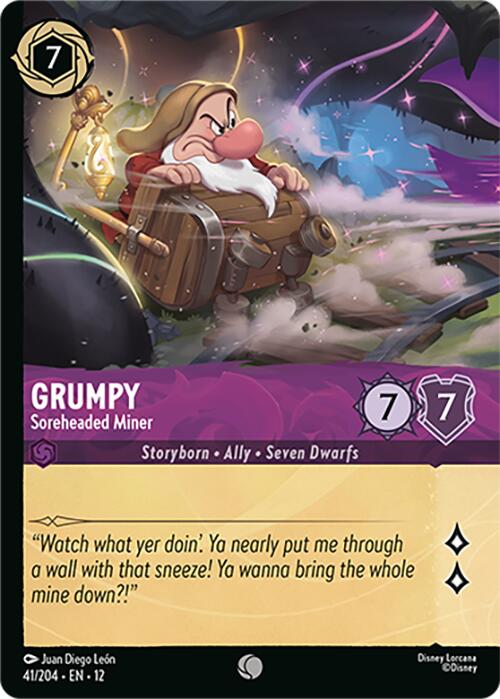 Grumpy - Soreheaded Miner (Foil) (41/204) [Wilds Unknown] | Devastation Store