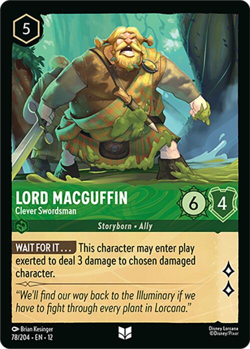 Lord MacGuffin - Clever Swordsman (78/204) [Wilds Unknown] | Devastation Store