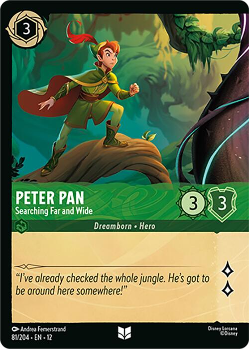 Peter Pan - Searching Far and Wide (Foil) (81/204) [Wilds Unknown] | Devastation Store