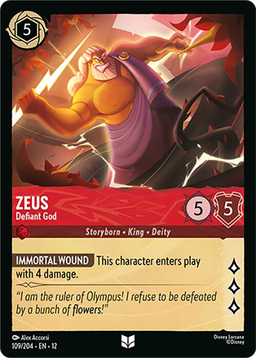 Zeus - Defiant God (109/204) [Wilds Unknown] | Devastation Store