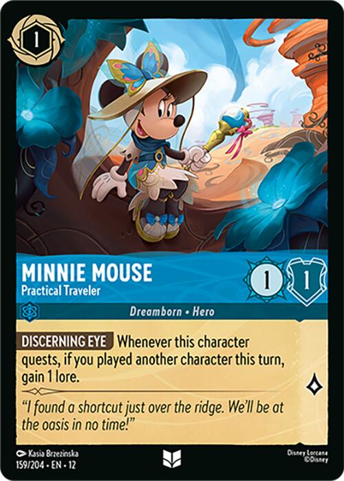 Minnie Mouse - Practical Traveler (159/204) [Wilds Unknown] | Devastation Store