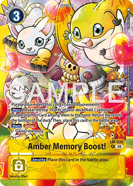Amber Memory Boost! [LM-035] (Alternate Art) [Starter Deck: Beatbreak] | Devastation Store