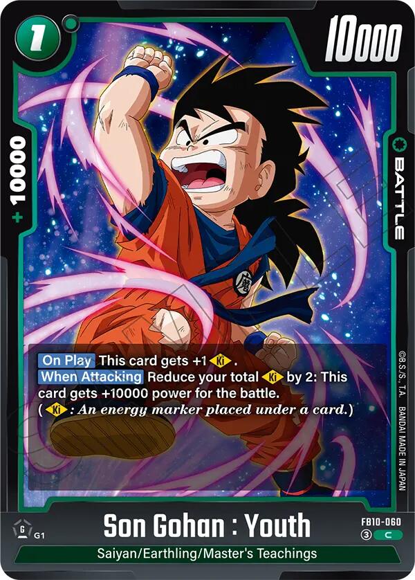 Son Gohan : Youth (FB10-060) [Cross Force] | Devastation Store