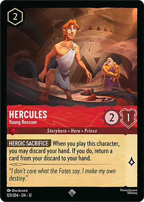 Hercules - Young Rescuer (123/204) [Wilds Unknown] | Devastation Store