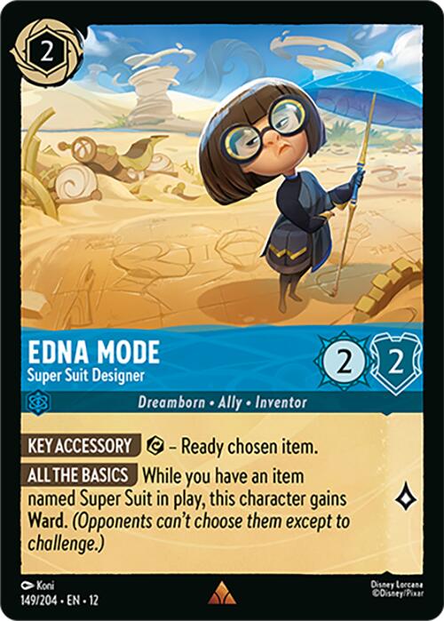 Edna Mode - Super Suit Designer (149/204) [Wilds Unknown] | Devastation Store